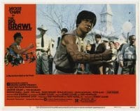 5h190 BIG BRAWL LC #2 1980 great close up of young Jackie Chan used for the border art!