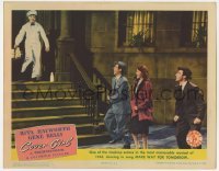 5h284 COVER GIRL LC 1944 Gene Kelly, Rita Hayworth & Phil Silvers dancing with milkman!