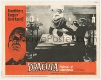 5h335 DRACULA PRINCE OF DARKNESS LC #5 1966 upside-down man getting stabbed to re-animate Dracula!