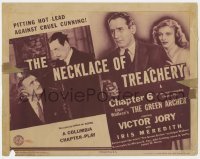 5h045 GREEN ARCHER chapter 6 TC 1940 from Edgar Wallace story, Victor Jory, Necklace of Treachery!
