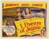 5h053 I DREAM OF JEANIE TC 1952 Ray Middleton, Bill Shirley, Muriel Lawrence, blackface minstrels!