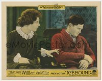 5h480 ICEBOUND LC 1924 pretty Lois Wilson comforts Richard Dix, who won't look at her, rare!