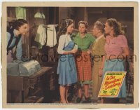 5h489 IN THE MEANTIME DARLING LC 1944 beautiful rich Jeanne Crain surrounded by four other women!