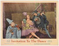 5h502 INVITATION TO THE DANCE LC #3 1956 sad clown Gene Kelly's heart is broken by Tamara Toumanova!