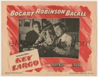 5h527 KEY LARGO LC #2 1948 c/u of Edward G. Robinson, Gomez & Lawrence with huge pile of cash!