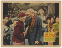 5h529 KEYS OF THE KINGDOM LC 1944 close up of old Gregory Peck with nuns & Chinese villagers!