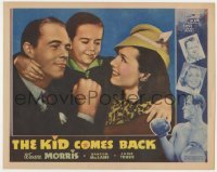 5h530 KID COMES BACK Other Company LC 1938 c/u of boxer Wayne Morris, June Travis & Dickie Jones!