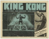 5h533 KING KONG LC #5 R1952 best image of giant ape chained on stage in front of huge crowd!