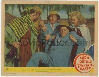5h578 LOST IN A HAREM LC #8 1944 Bud Abbott keeps Lou Costello from tearing 'em apart!