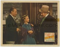 5h679 NOB HILL LC 1945 young Peggy Ann Garner with George Raft & Alan Reed in top hat!