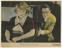 5h683 NOW OR NEVER LC 1921 Harold Lloyd tries to work up the courage to do it now to Mildred Davis!