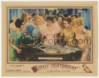5h697 ONLY YESTERDAY LC 1933 Margaret Sullavan & many pretty girls at dance trading cards!