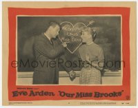 5h699 OUR MISS BROOKS LC #2 1956 Robert Rockwell as Mr. Boynton loves school teacher Eve Arden!