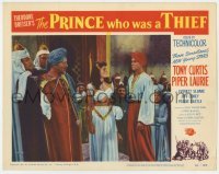 5h726 PRINCE WHO WAS A THIEF LC #3 1951 Tony Curtis, sexy Piper Laurie, from Arabian Nights!