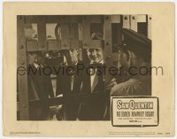 5h781 SAN QUENTIN LC #8 R1950 great image of convict Humphrey Bogart & Joe Sawyer behind bars!