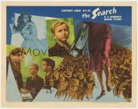 5h790 SEARCH LC #6 1948 Fred Zinnemann post-World War II refugee classic, young Montgomery Clift!