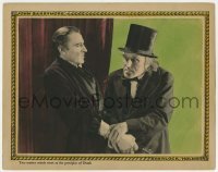 5h802 SHERLOCK HOLMES LC 1922 c/u of John Barrymore & Gustav von Seyffertitz as Professor Moriarty!