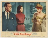 5h808 SILK STOCKINGS LC #5 1957 Fred Astaire finds himself between Cyd Charisse & Janis Paige!