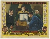 5h824 SON OF FRANKENSTEIN/BRIDE OF FRANKENSTEIN LC #6 1948 Lugosi watches Rathbone X-raying Karloff