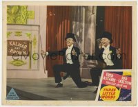 5h899 THREE LITTLE WORDS LC #3 1950 Fred Astaire & Vera-Ellen dancing in top hats & tails!