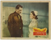 5h936 TWELVE O'CLOCK HIGH LC #2 1950 Gregory Peck asks Mackenzie to take care of wounded flyer!