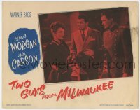 5h943 TWO GUYS FROM MILWAUKEE LC #4 1946 Dennis Morgan & Jack Carson with sexy Joan Leslie!