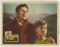 5h948 UNDER MY SKIN LC #4 1950 John Garfield w/ arm around Orley Lindgren, Ernest Hemingway!