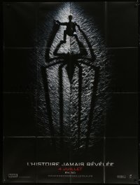 5j643 AMAZING SPIDER-MAN teaser French 1p 2012 cool image of Andrew Garfield with spider shadow!