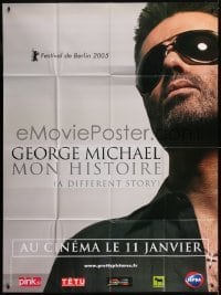 5j753 GEORGE MICHAEL: A DIFFERENT STORY French 1p 2006 great super close-up of the pop singer!