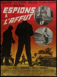 5j775 HEAT OF MIDNIGHT French 1p 1966 Max Pecas's Espions a l'affut, cool crime montage!