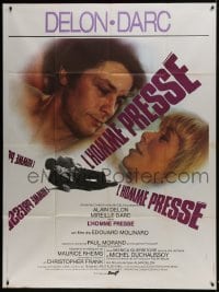 5j784 HURRIED MAN French 1p 1977 Edouard Molinaro's L'Homme Presse, Alain Delon & Mireille Darc!