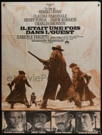 5j872 ONCE UPON A TIME IN THE WEST French 1p 1969 Sergio Leone, Fonda, Bronson & Cardinale!