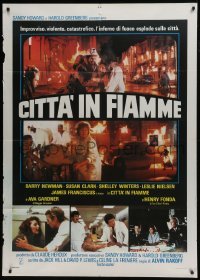 5j381 CITY ON FIRE Italian 1p 1979 Barry Newman, Susan Clark, Shelley Winters, different images!