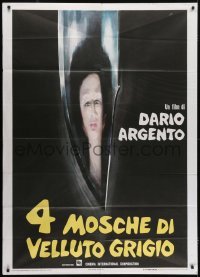 5j427 FOUR FLIES ON GREY VELVET Italian 1p 1971 Dario Argento's 4 Mosche di Velluto Grigio, Mos art