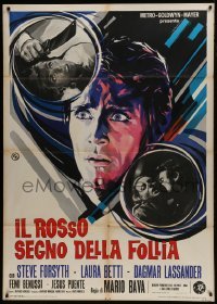 5j442 HATCHET FOR THE HONEYMOON Italian 1p 1969 Mario Bava's Il Rosso Segno Della Follia, Brini art