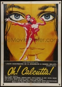 5j522 OH CALCUTTA Italian 1p 1973 Jacques Levy directed sex musical, cool different art!
