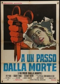 5j622 YOU'LL LIKE MY MOTHER Italian 1p 1973 Patty Duke, wild different art with giant scissors!