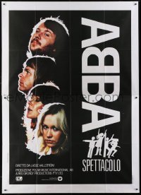 5j171 ABBA: THE MOVIE Italian 2p 1978 Swedish pop rock, headshots of all 4 band members!