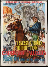 5j235 HALLELUJAH TRAIL Italian 2p 1965 John Sturges, different Ciriello western montage art!