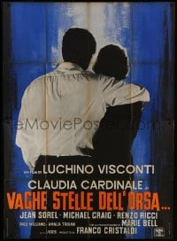 5j296 SANDRA Italian 2p 1965 Luchino Visconti, Claudia Cardinale loves her brother too much!