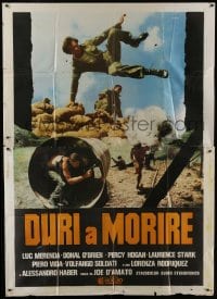 5j323 TOUGH TO KILL Italian 2p 1978 Joe D'Amato's Duri a morire, cool war image!