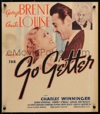 5j059 GO GETTER WC 1937 Busby Berkeley, George Brent has what it takes to get Anita Louise!