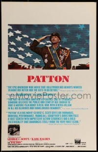 5j109 PATTON GP-rated WC 1970 A Salute to a Rebel, General George C. Scott, World War II classic!