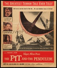 5j112 PIT & THE PENDULUM Benton WC 1961 Edgar Allan Poe's greatest terror tale, cool art!