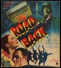 5j132 ROAD BACK WC 1937 John Dusty King, directed by James Whale, Erich Maria Remarque novel, rare!