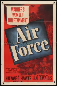 5k025 AIR FORCE 1sh 1943 Howard Hawks, John Garfield, Gig Young, Warner's Wonder Entertainment!