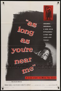 5k052 AS LONG AS YOU'RE NEAR ME 1sh 1956 Maria Schell strangely lived her love-life twice!