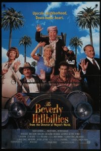 5k081 BEVERLY HILLBILLIES DS 1sh 1993 Jim Varney as Jed Clampett, Diedrich Bader, sexy Erika Eleniak!