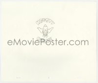 5m063 SIMPSONS animation art 2000s cartoon pencil drawing of the Krusty Shake sign!