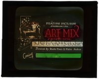5m422 ACE OF CACTUS RANGE glass slide 1924 cool image of Art Mix captured by bad guys at gunpoint!